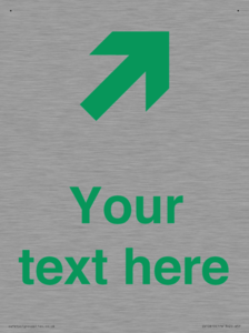 Custom Safe Condition inverse: Green Up right arrow